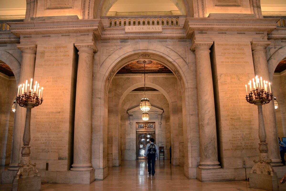 10-1 Entrance Lobby Astor Hall New York City Public Library Main Branch